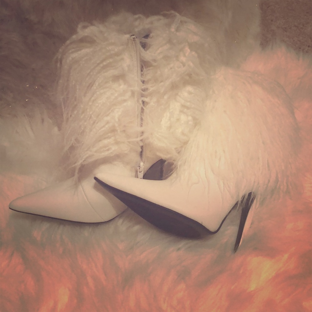 Furry booties